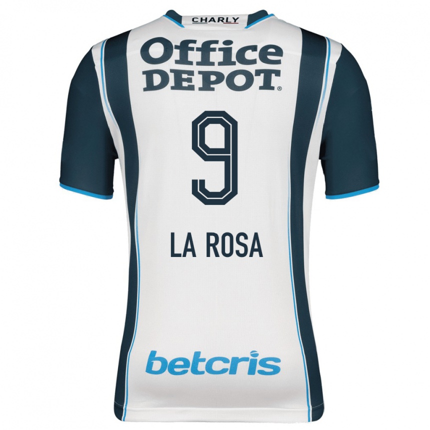 Kinder Fußball Roberto De La Rosa #9 Marine Heimtrikot Trikot 2023/24 T-Shirt Luxemburg