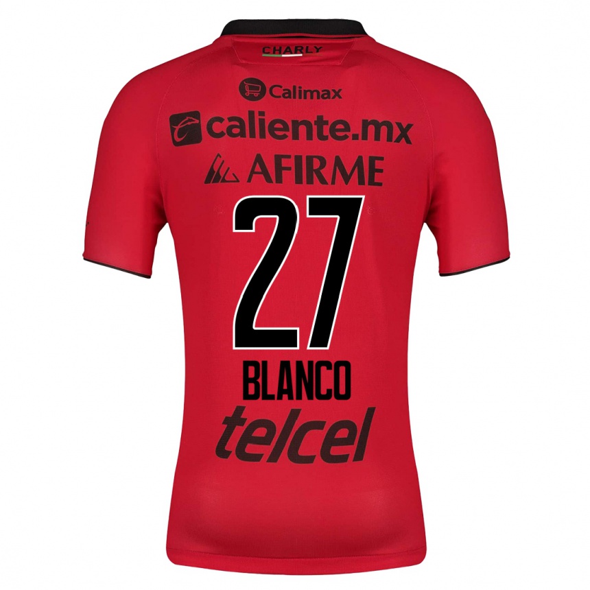 Kinder Fußball Domingo Blanco #27 Rot Heimtrikot Trikot 2023/24 T-Shirt Luxemburg