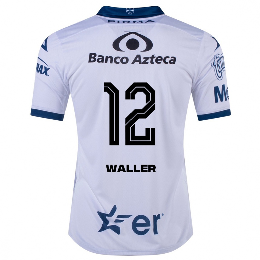 Kinder Fußball Facundo Waller #12 Weiß Heimtrikot Trikot 2023/24 T-Shirt Luxemburg