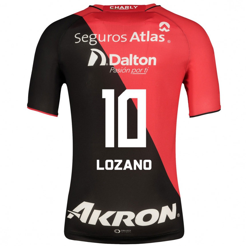 Kinder Fußball Brian Lozano #10 Schwarz Heimtrikot Trikot 2023/24 T-Shirt Luxemburg