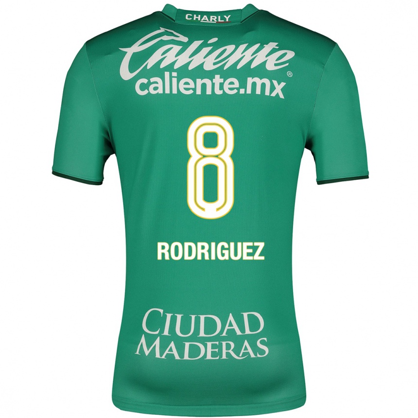 Kinder Fußball Iván Rodríguez #8 Grün Heimtrikot Trikot 2023/24 T-Shirt Luxemburg