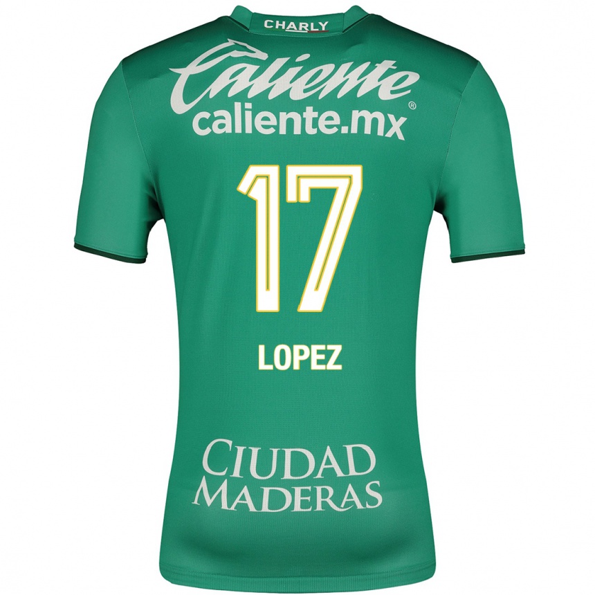 Kinder Fußball Nicolás López #17 Grün Heimtrikot Trikot 2023/24 T-Shirt Luxemburg