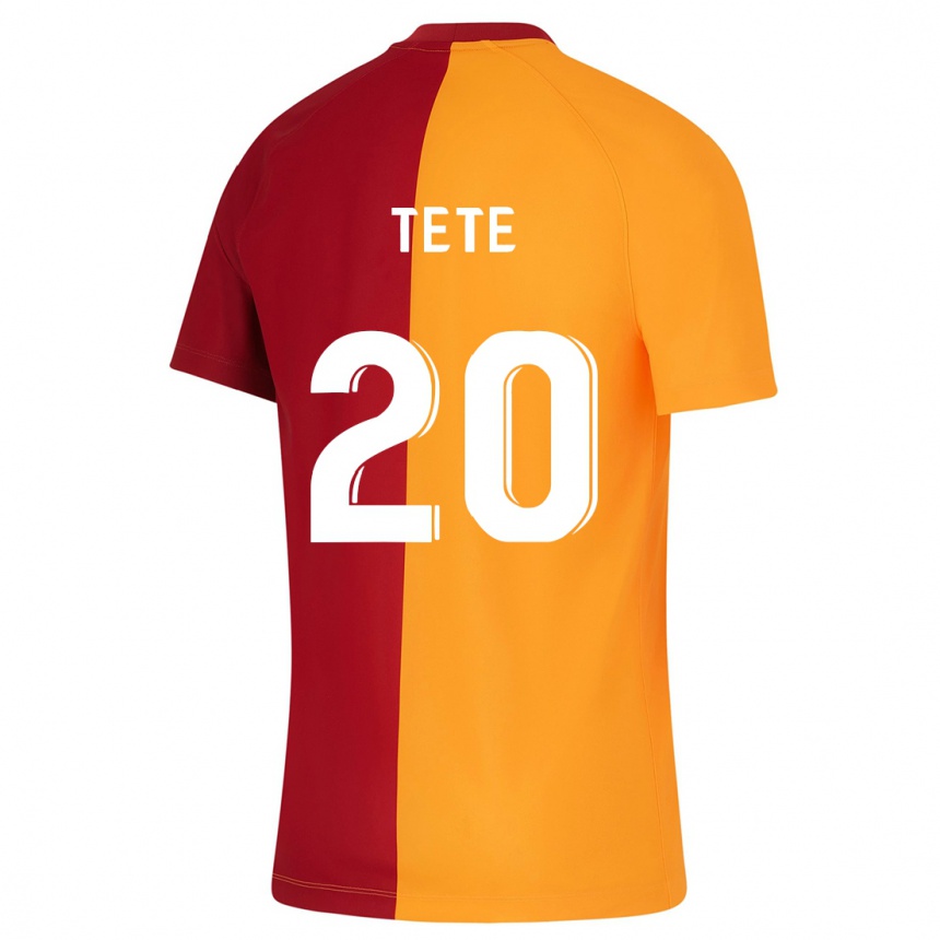 Kinder Fußball Tete #20 Orangefarben Heimtrikot Trikot 2023/24 T-Shirt Luxemburg