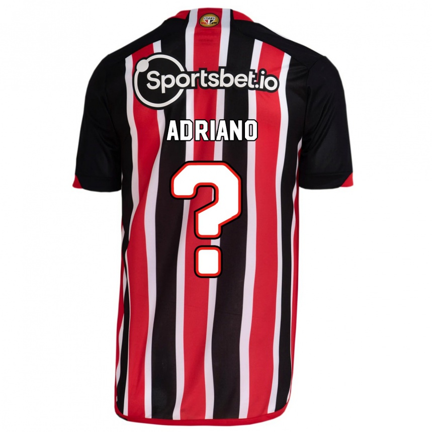 Kinder Fußball João Adriano #0 Blau Rot Auswärtstrikot Trikot 2023/24 T-Shirt Luxemburg