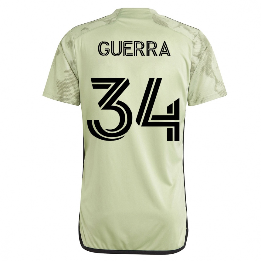 Kinder Fußball Decarlo Guerra #34 Grün Auswärtstrikot Trikot 2023/24 T-Shirt Luxemburg