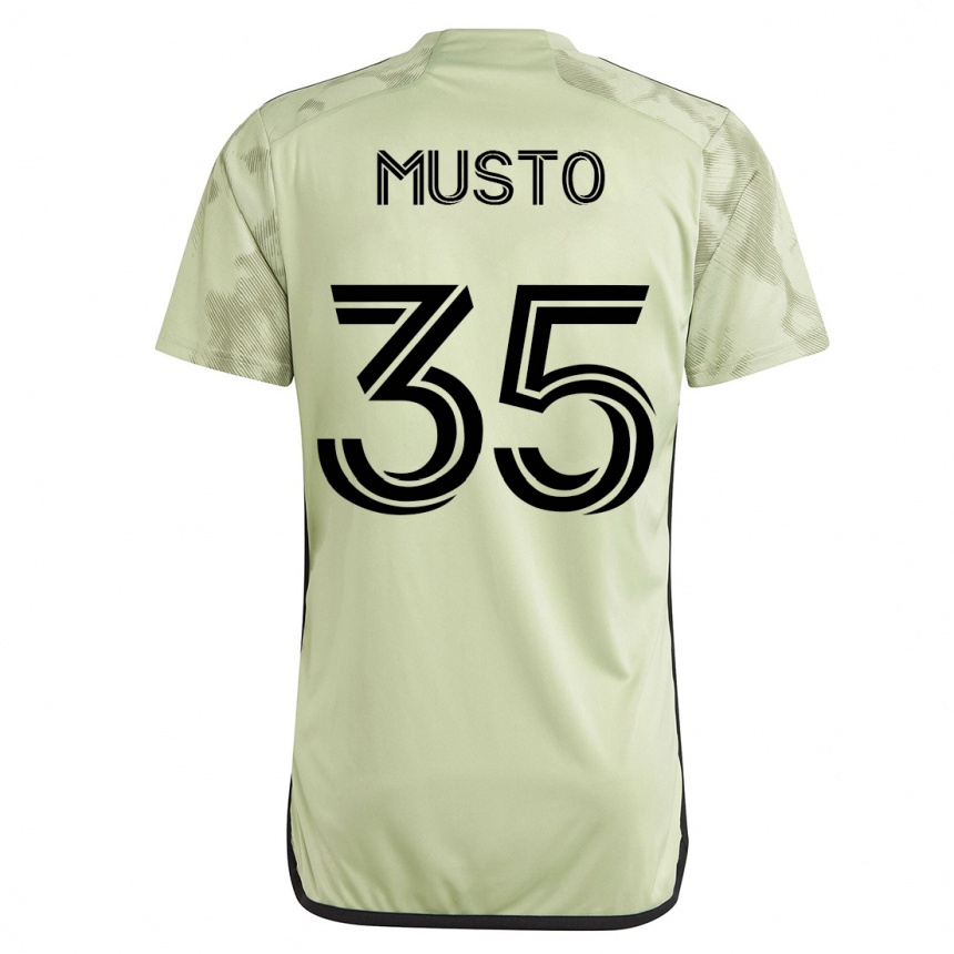 Kinder Fußball Tommy Musto #35 Grün Auswärtstrikot Trikot 2023/24 T-Shirt Luxemburg