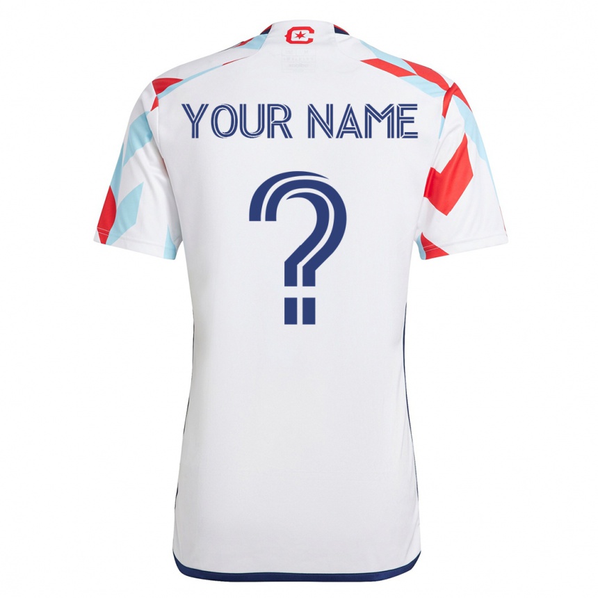 Kinder Fußball Ihren Namen #0 Weiß Blau Auswärtstrikot Trikot 2023/24 T-Shirt Luxemburg