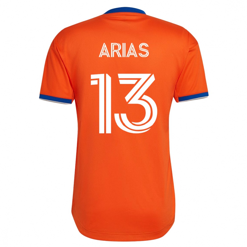 Kinder Fußball Santiago Arias #13 Weiß Auswärtstrikot Trikot 2023/24 T-Shirt Luxemburg