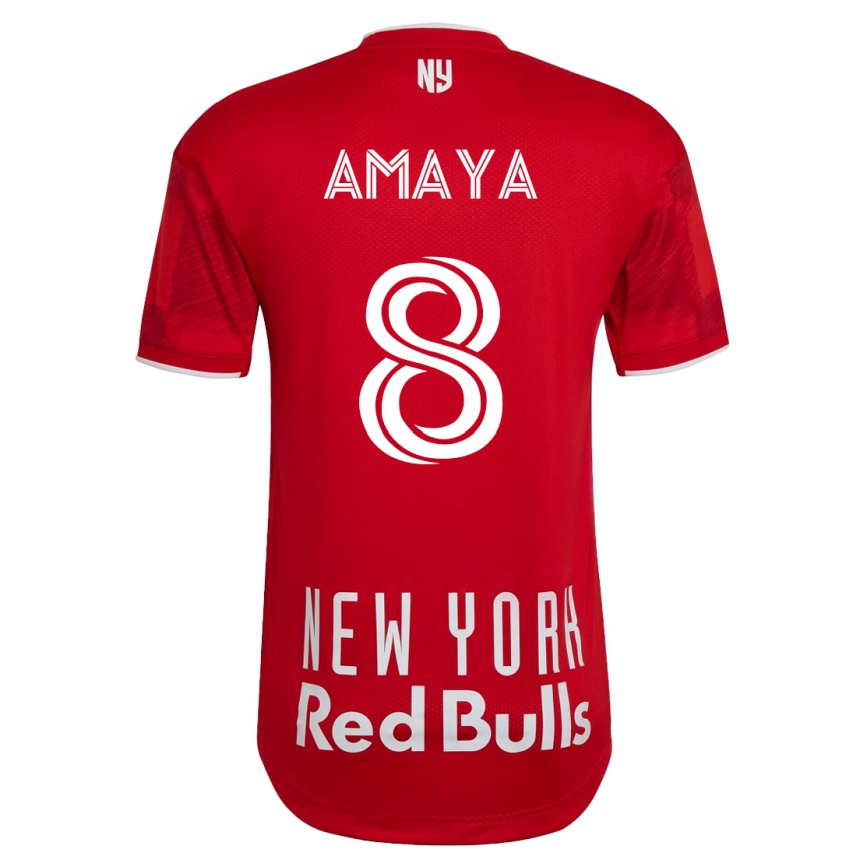 Kinder Fußball Frankie Amaya #8 Beige-Gold Auswärtstrikot Trikot 2023/24 T-Shirt Luxemburg