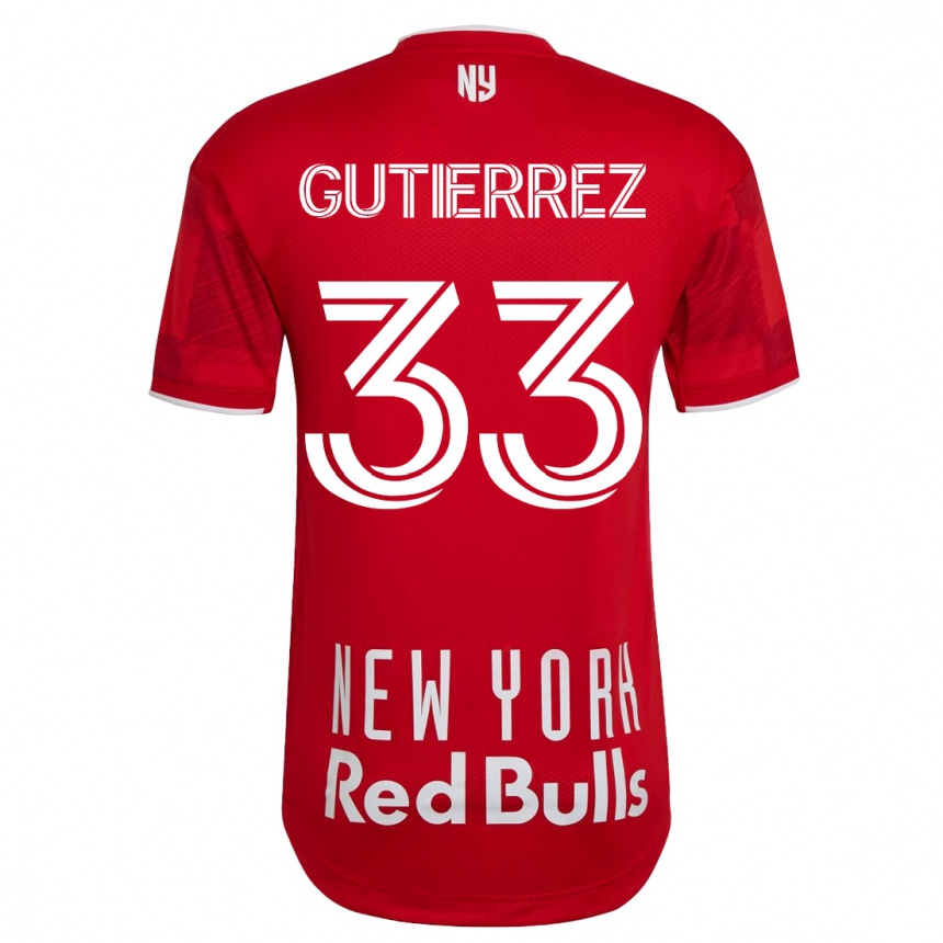 Kinder Fußball Juan Gutierrez #33 Beige-Gold Auswärtstrikot Trikot 2023/24 T-Shirt Luxemburg