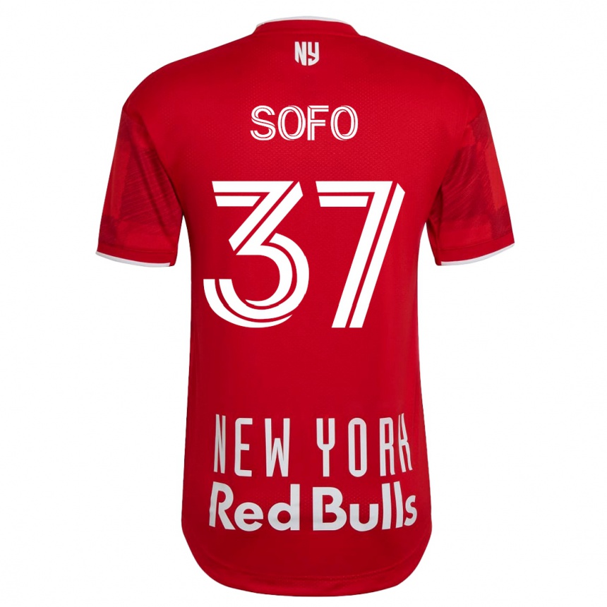 Kinder Fußball Mohammed Sofo #37 Beige-Gold Auswärtstrikot Trikot 2023/24 T-Shirt Luxemburg
