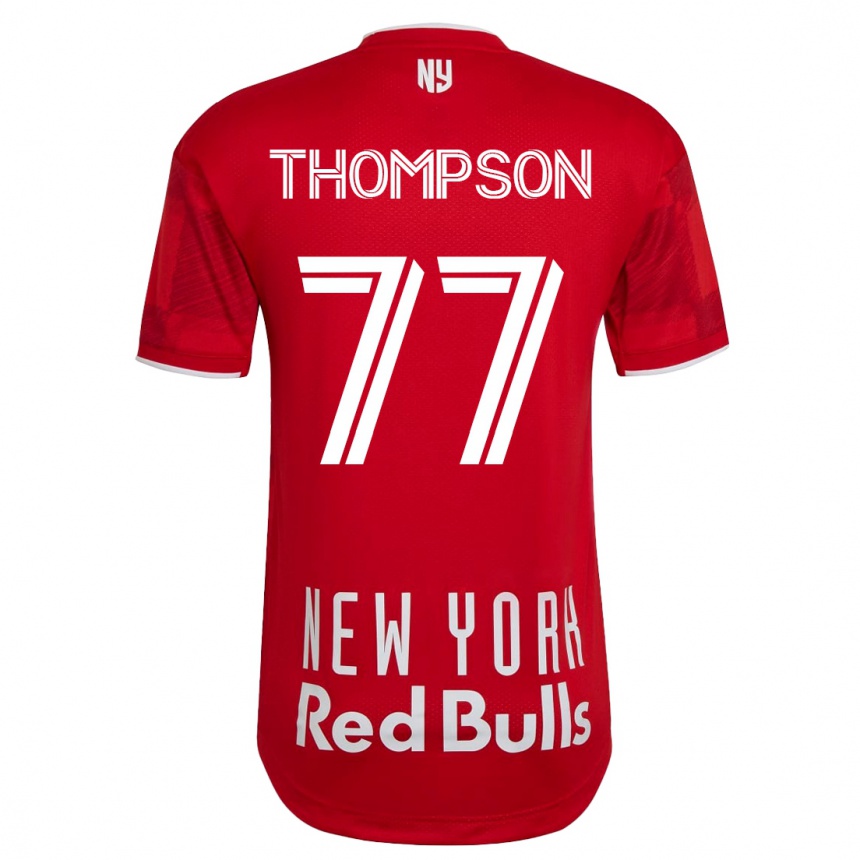 Kinder Fußball Amos Shapiro-Thompson #77 Beige-Gold Auswärtstrikot Trikot 2023/24 T-Shirt Luxemburg