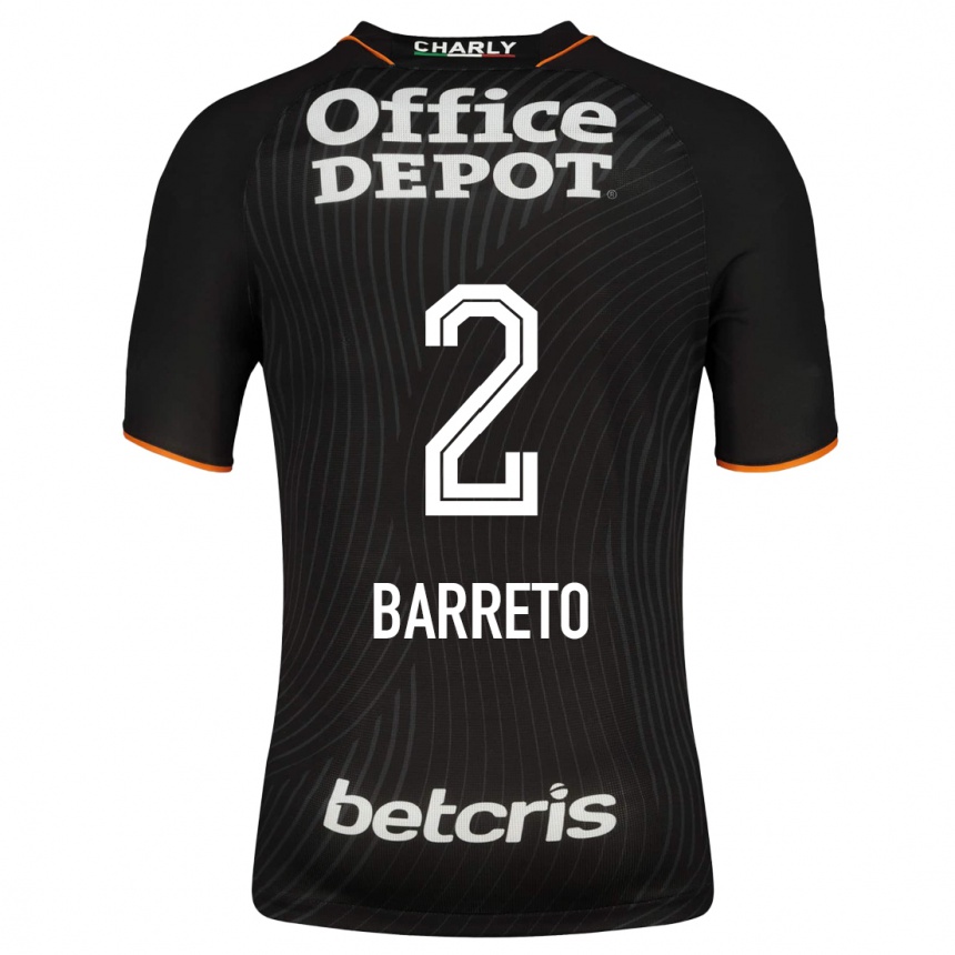 Kinder Fußball Sergio Barreto #2 Schwarz Auswärtstrikot Trikot 2023/24 T-Shirt Luxemburg