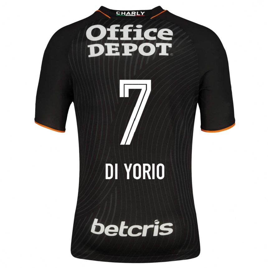 Kinder Fußball Lucas Di Yorio #7 Schwarz Auswärtstrikot Trikot 2023/24 T-Shirt Luxemburg