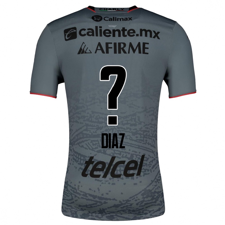 Kinder Fußball Benny Díaz #0 Grau Auswärtstrikot Trikot 2023/24 T-Shirt Luxemburg