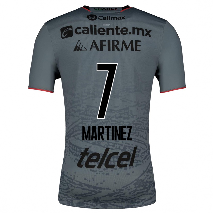 Kinder Fußball Alejandro Martínez #7 Grau Auswärtstrikot Trikot 2023/24 T-Shirt Luxemburg