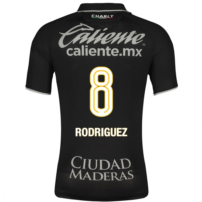 Kinder Fußball Iván Rodríguez #8 Schwarz Auswärtstrikot Trikot 2023/24 T-Shirt Luxemburg