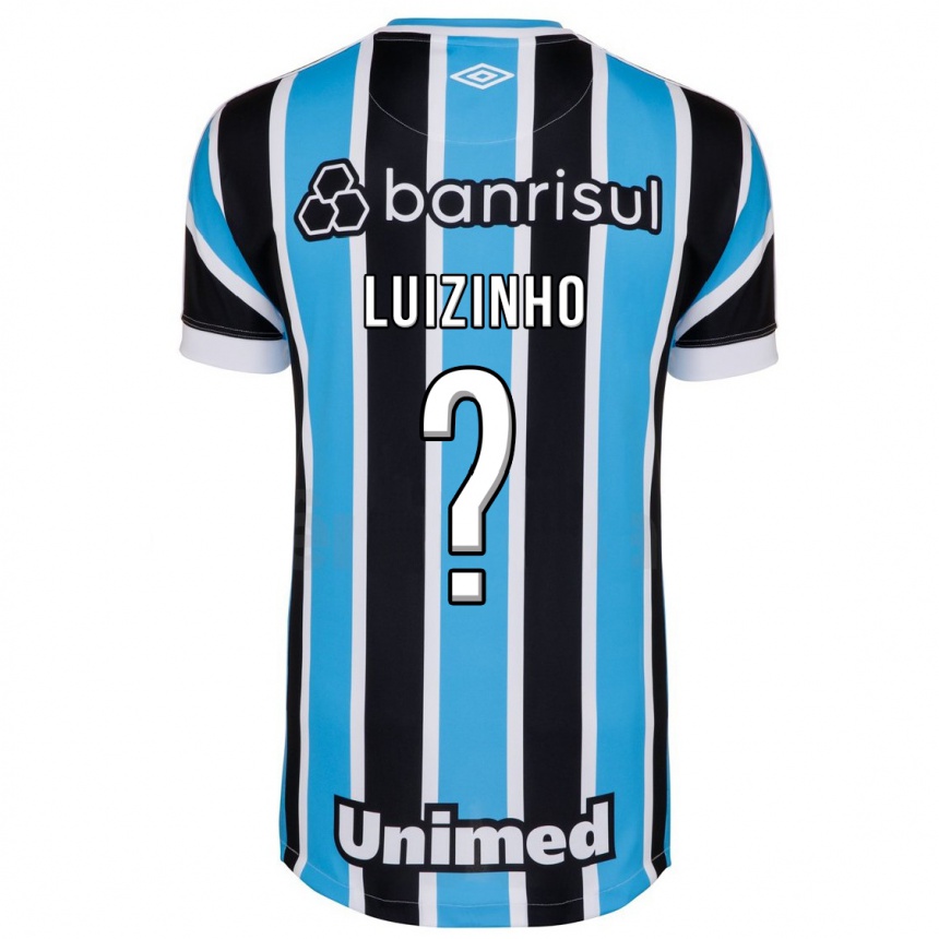 Herren Fußball Luizinho #0 Blau Heimtrikot Trikot 2023/24 T-Shirt Luxemburg