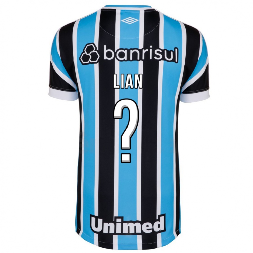 Herren Fußball Lian #0 Blau Heimtrikot Trikot 2023/24 T-Shirt Luxemburg