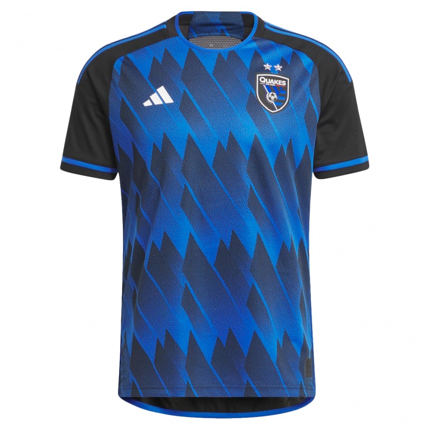 Herren Fußball Jeremy Ebobisse #11 Blau Schwarz Heimtrikot Trikot 2023/24 T-Shirt Luxemburg