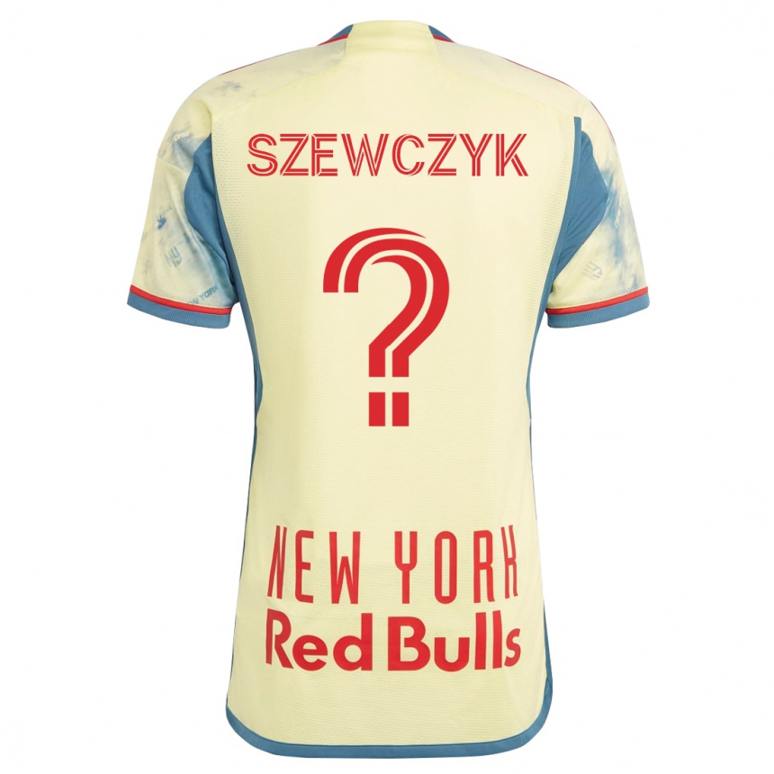 Herren Fußball Tobias Szewczyk #0 Gelb Heimtrikot Trikot 2023/24 T-Shirt Luxemburg