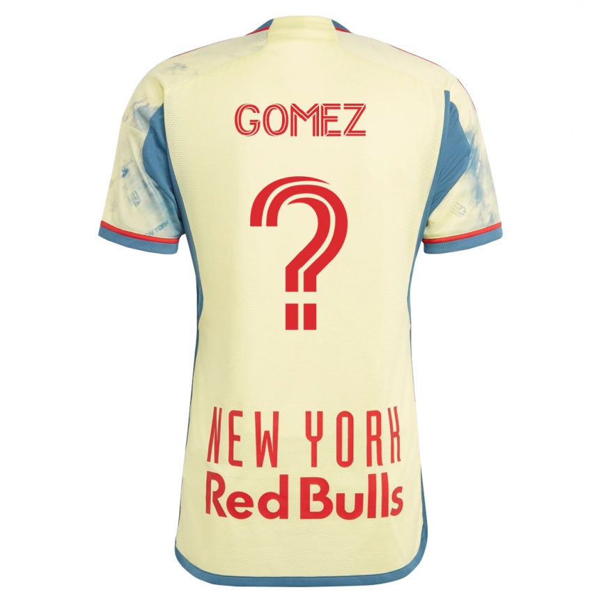 Herren Fußball Alex Gomez #0 Gelb Heimtrikot Trikot 2023/24 T-Shirt Luxemburg