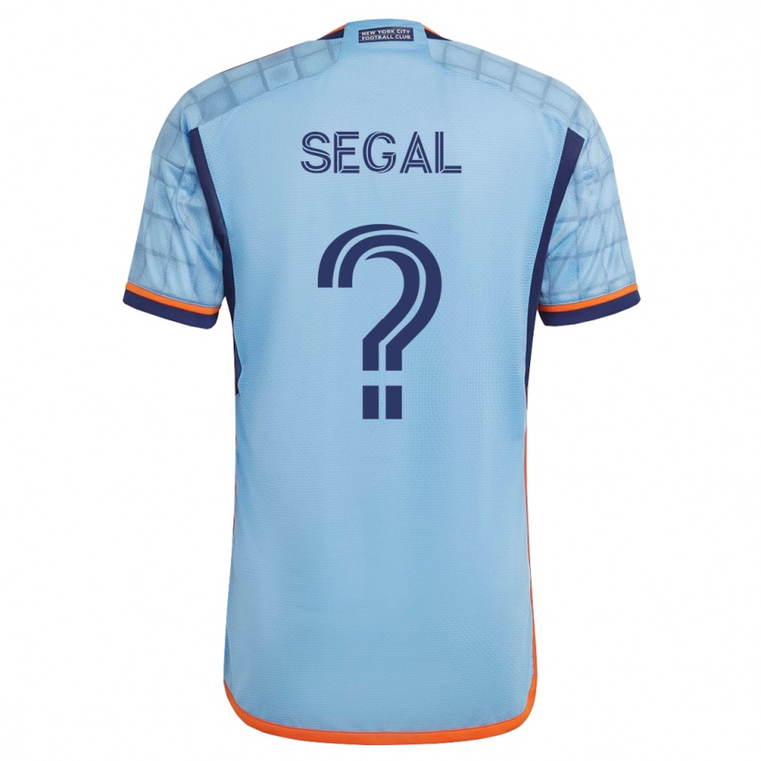 Herren Fußball Gabriel Segal #0 Blau Heimtrikot Trikot 2023/24 T-Shirt Luxemburg