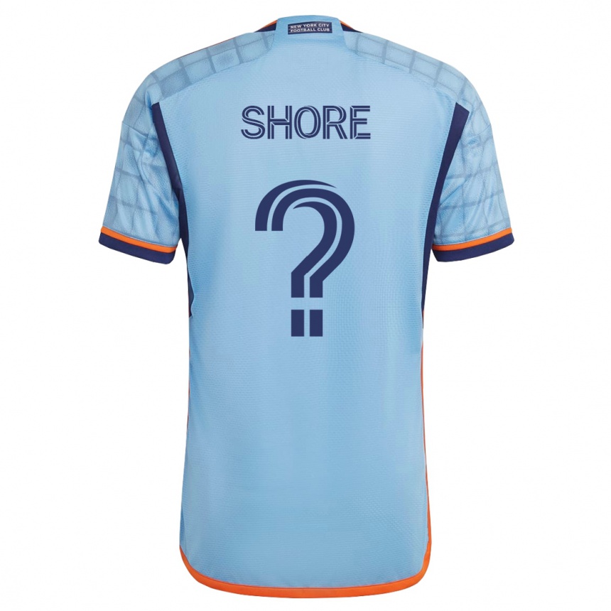 Herren Fußball Jonathan Shore #0 Blau Heimtrikot Trikot 2023/24 T-Shirt Luxemburg