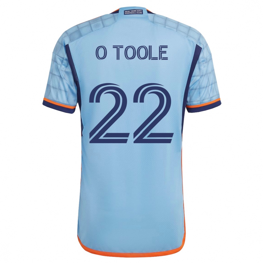 Herren Fußball Kevin O'toole #22 Blau Heimtrikot Trikot 2023/24 T-Shirt Luxemburg