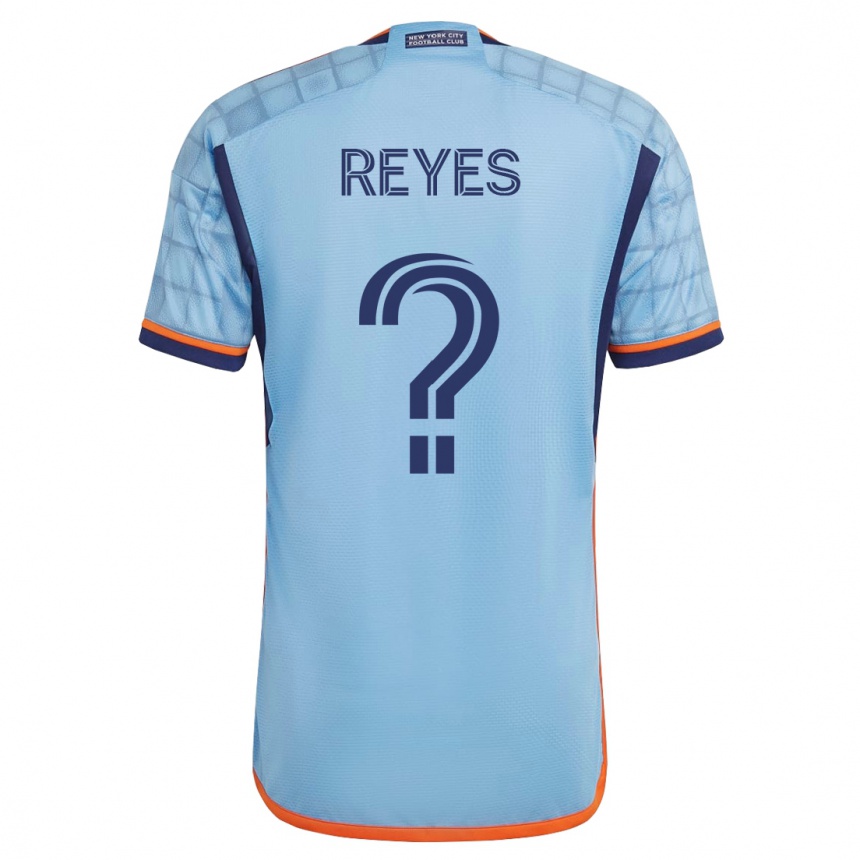 Herren Fußball Andrew Reyes #0 Blau Heimtrikot Trikot 2023/24 T-Shirt Luxemburg