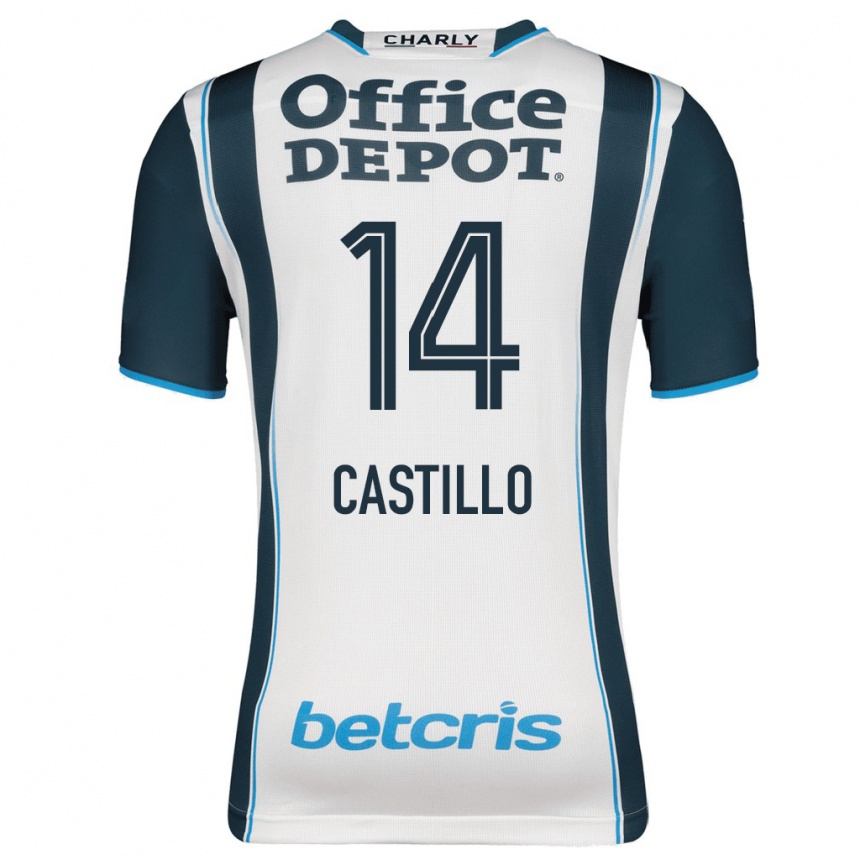 Herren Fußball José Castillo #14 Marine Heimtrikot Trikot 2023/24 T-Shirt Luxemburg