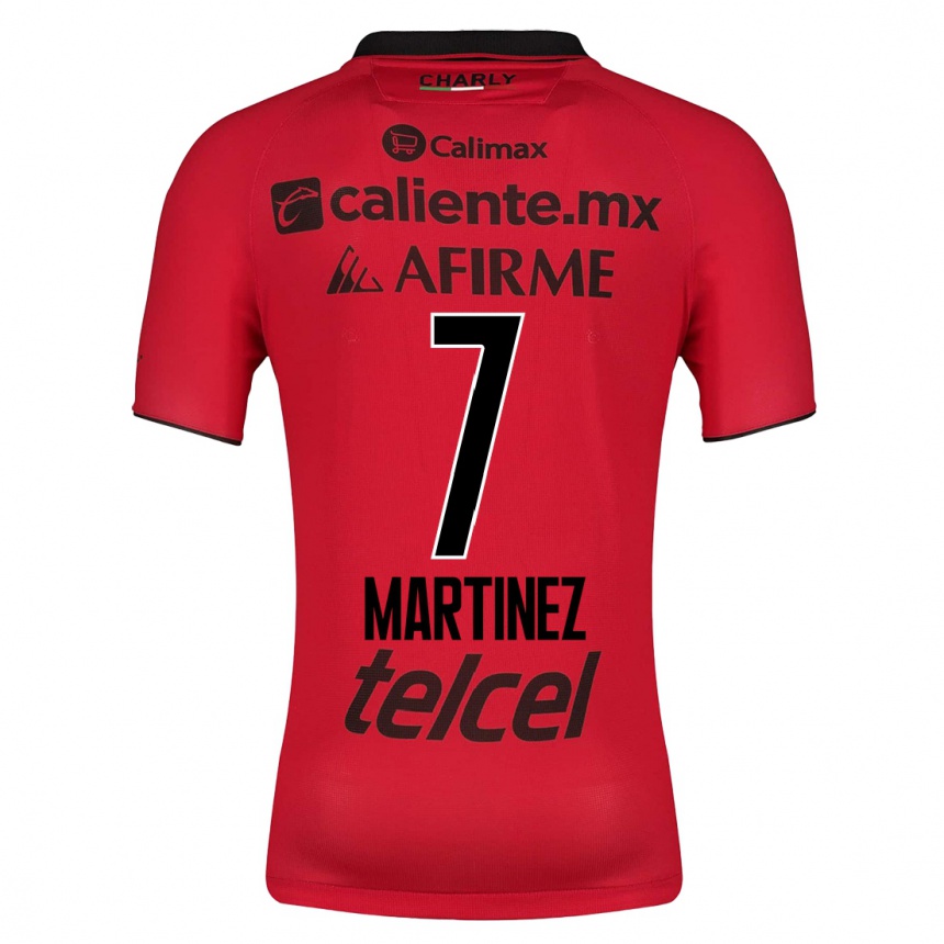 Herren Fußball Alejandro Martínez #7 Rot Heimtrikot Trikot 2023/24 T-Shirt Luxemburg