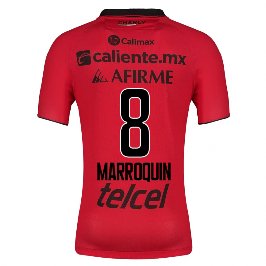 Herren Fußball Ammanda Marroquin #8 Rot Heimtrikot Trikot 2023/24 T-Shirt Luxemburg