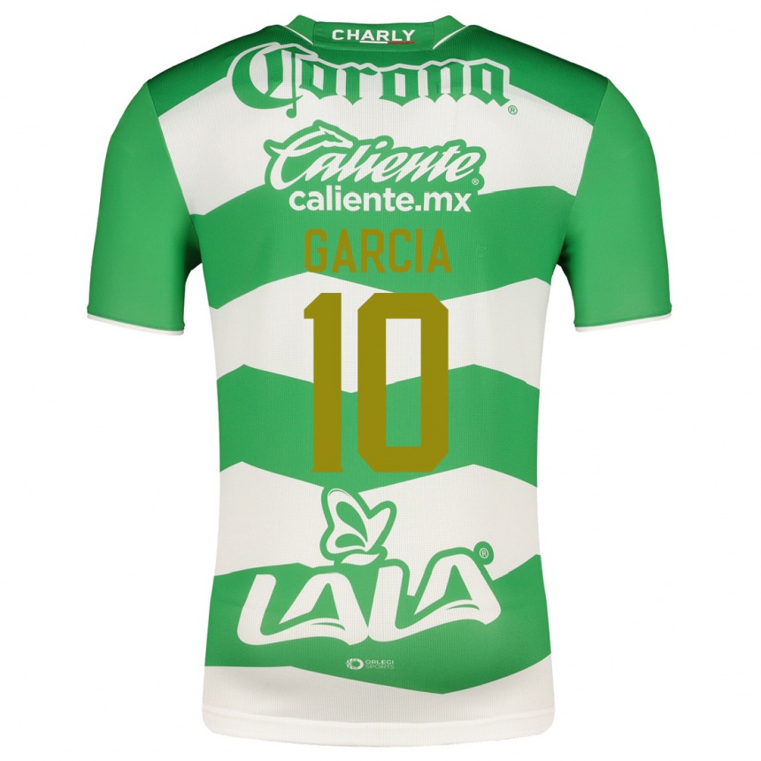 Herren Fußball Daniela Garcia #10 Grün Heimtrikot Trikot 2023/24 T-Shirt Luxemburg