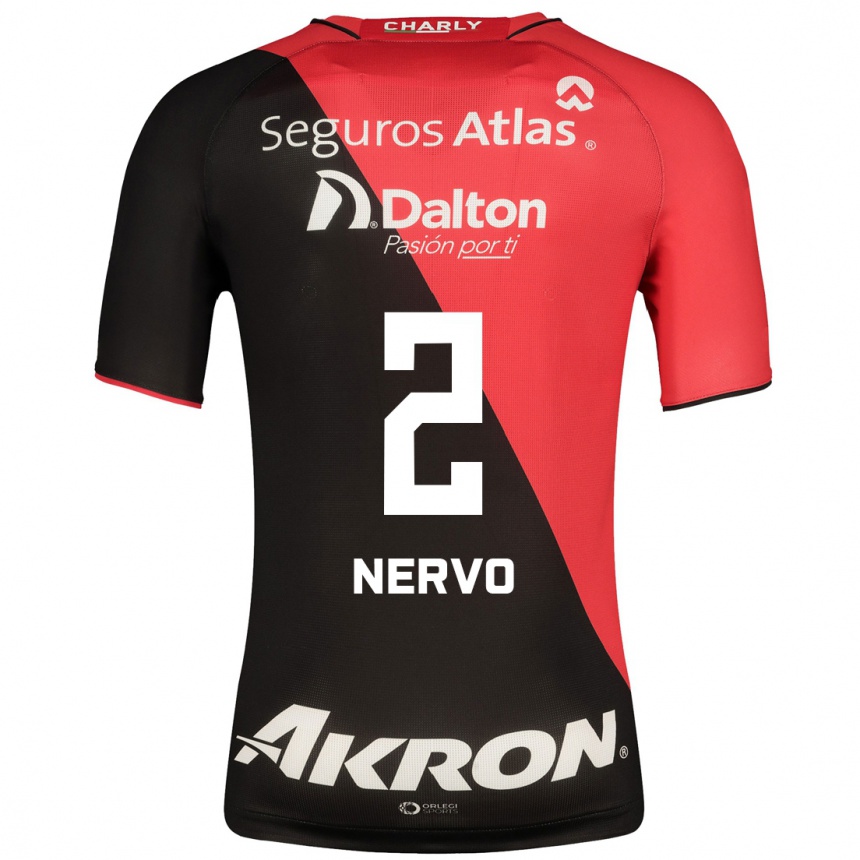 Herren Fußball Hugo Nervo #2 Schwarz Heimtrikot Trikot 2023/24 T-Shirt Luxemburg