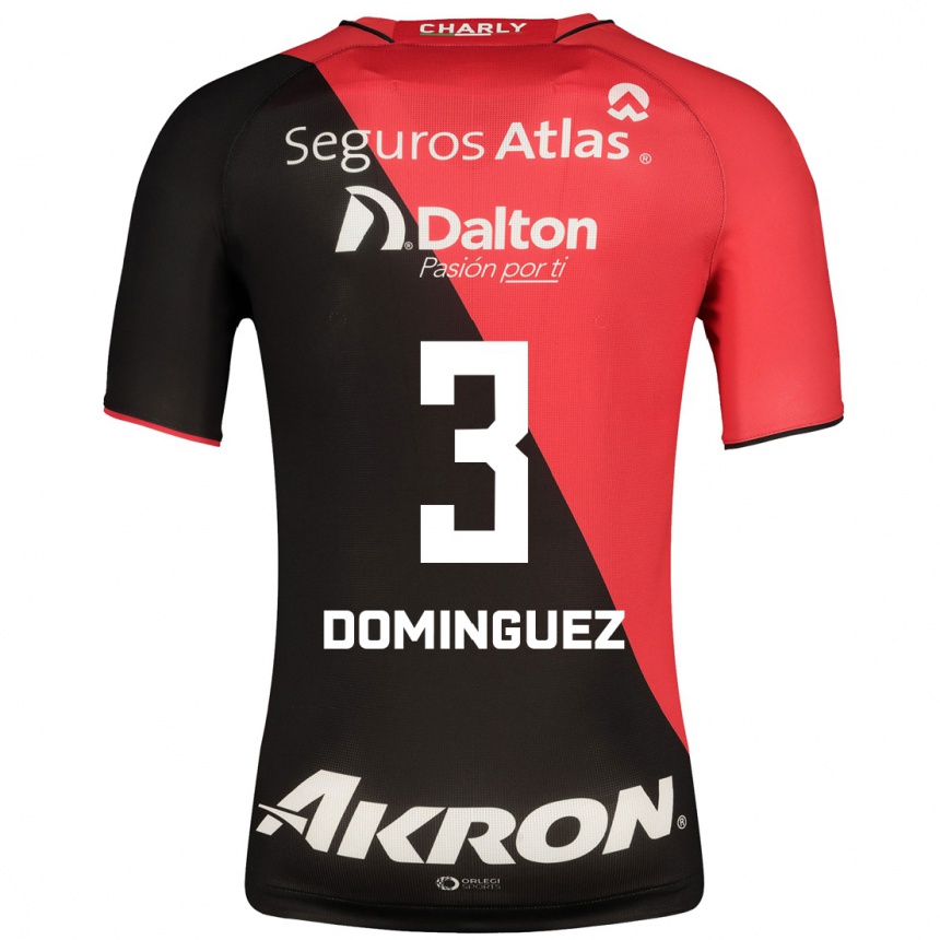 Herren Fußball Idekel Domínguez #3 Schwarz Heimtrikot Trikot 2023/24 T-Shirt Luxemburg