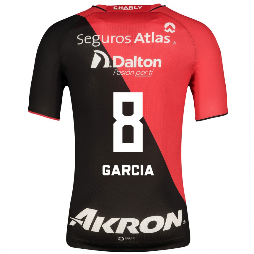 Herren Fußball Mateo García #8 Schwarz Heimtrikot Trikot 2023/24 T-Shirt Luxemburg