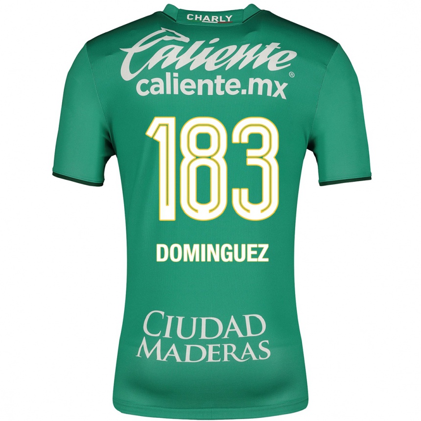 Herren Fußball Jesús Domínguez #183 Grün Heimtrikot Trikot 2023/24 T-Shirt Luxemburg