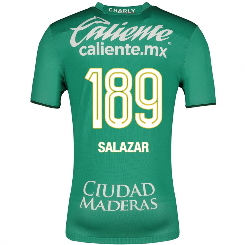 Herren Fußball José Salazar #189 Grün Heimtrikot Trikot 2023/24 T-Shirt Luxemburg