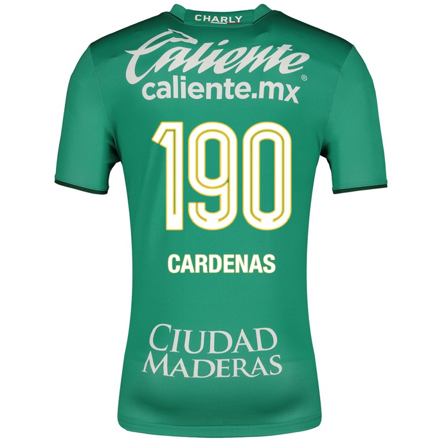 Herren Fußball Emilio Cárdenas #190 Grün Heimtrikot Trikot 2023/24 T-Shirt Luxemburg