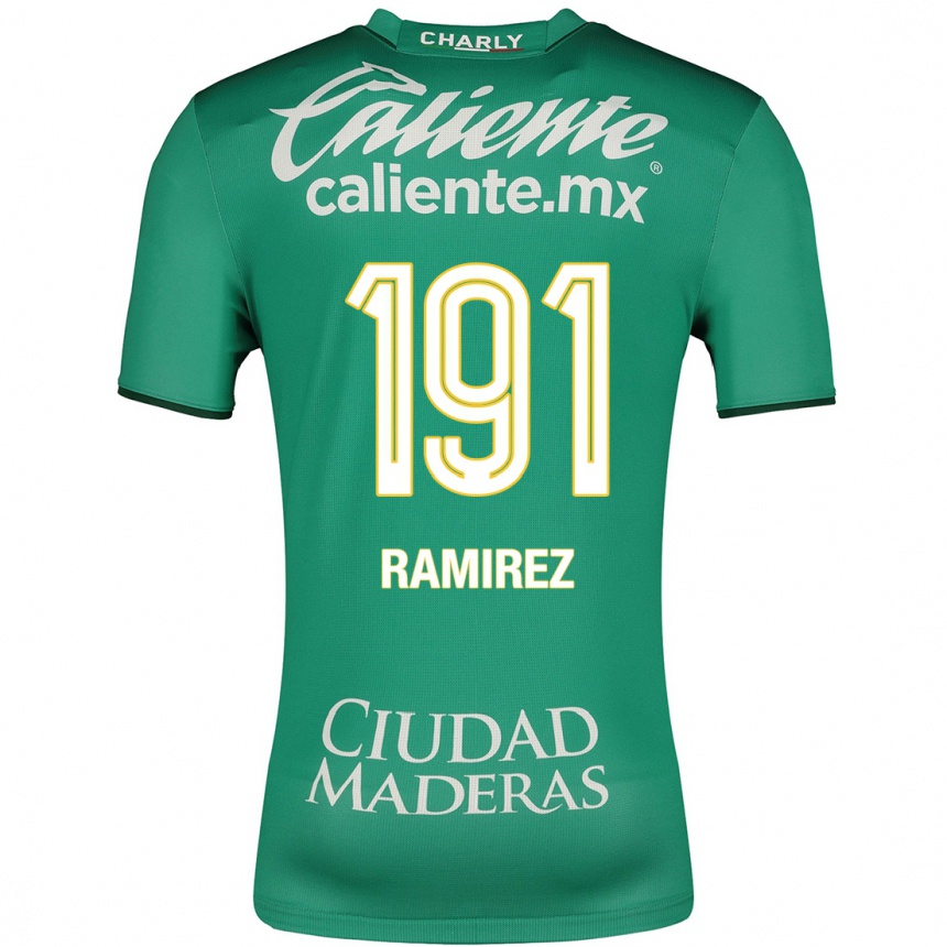 Herren Fußball Ian Ramírez #191 Grün Heimtrikot Trikot 2023/24 T-Shirt Luxemburg