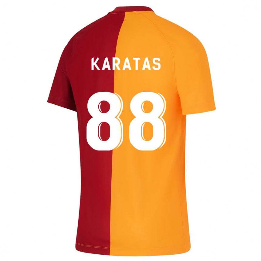 Herren Fußball Kazımcan Karataş #88 Orangefarben Heimtrikot Trikot 2023/24 T-Shirt Luxemburg