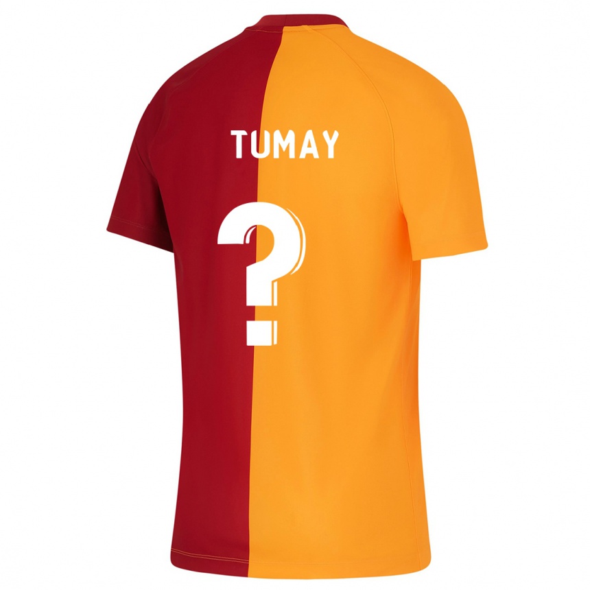 Herren Fußball Mustafa Kürsat Tümay #0 Orangefarben Heimtrikot Trikot 2023/24 T-Shirt Luxemburg