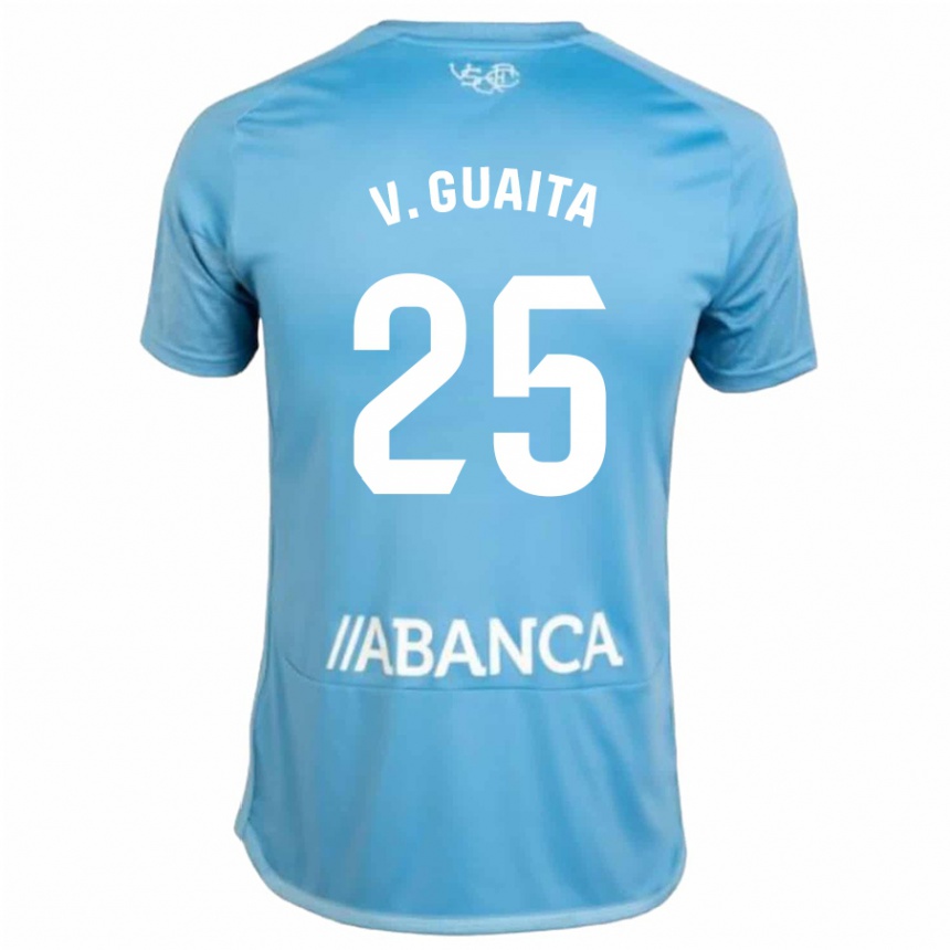 Herren Fußball Vicente Guaita #25 Blau Heimtrikot Trikot 2023/24 T-Shirt Luxemburg