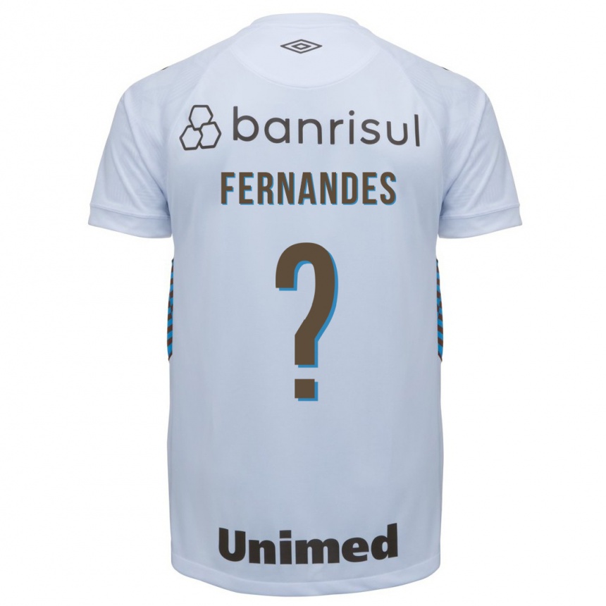 Herren Fußball Nathan Fernandes #0 Weiß Auswärtstrikot Trikot 2023/24 T-Shirt Luxemburg