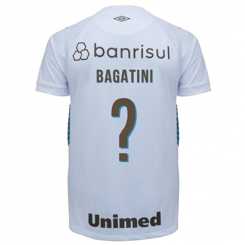 Herren Fußball Gustavo Bagatini #0 Weiß Auswärtstrikot Trikot 2023/24 T-Shirt Luxemburg
