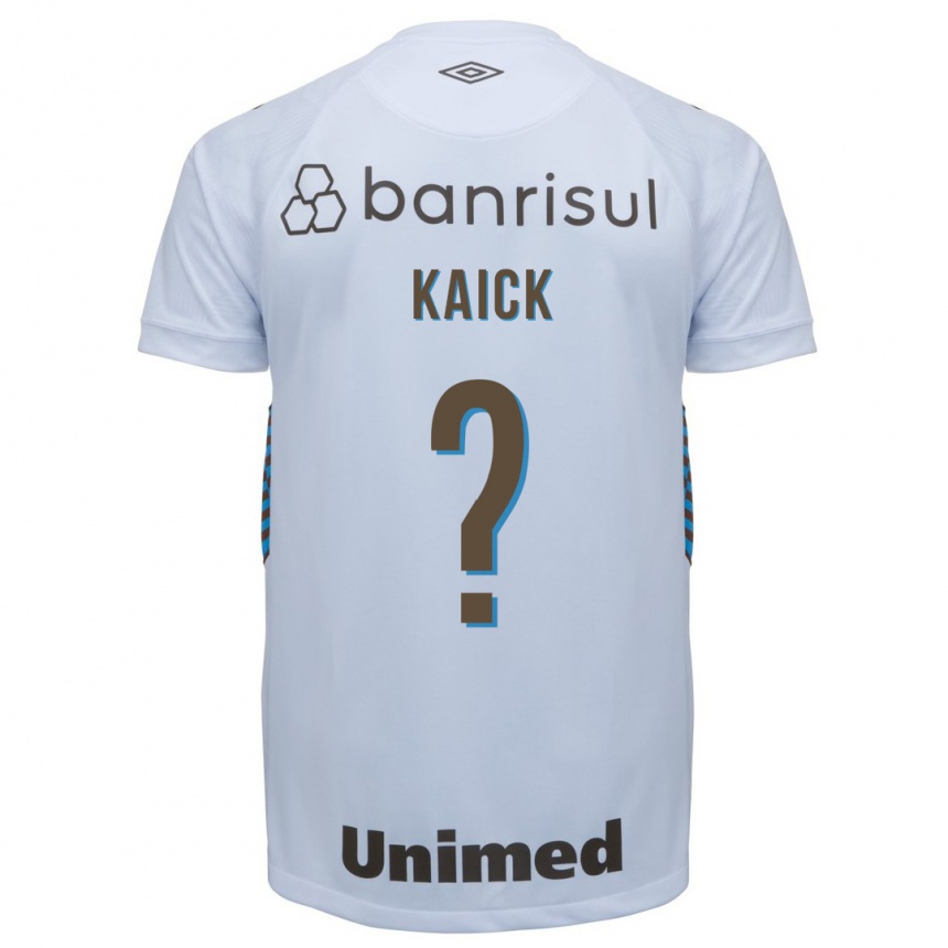 Herren Fußball Kaick #0 Weiß Auswärtstrikot Trikot 2023/24 T-Shirt Luxemburg