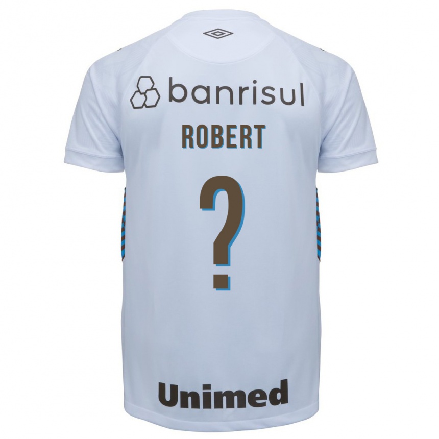 Herren Fußball Robert #0 Weiß Auswärtstrikot Trikot 2023/24 T-Shirt Luxemburg