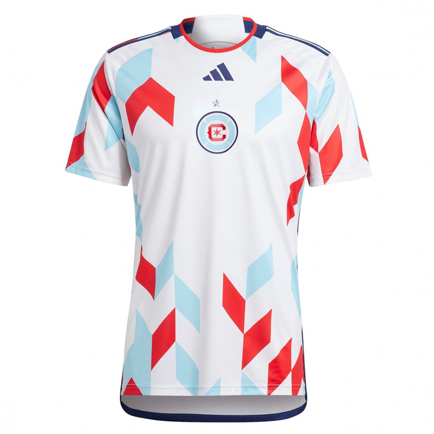Herren Fußball Maren Haile-Selassie #7 Weiß Blau Auswärtstrikot Trikot 2023/24 T-Shirt Luxemburg