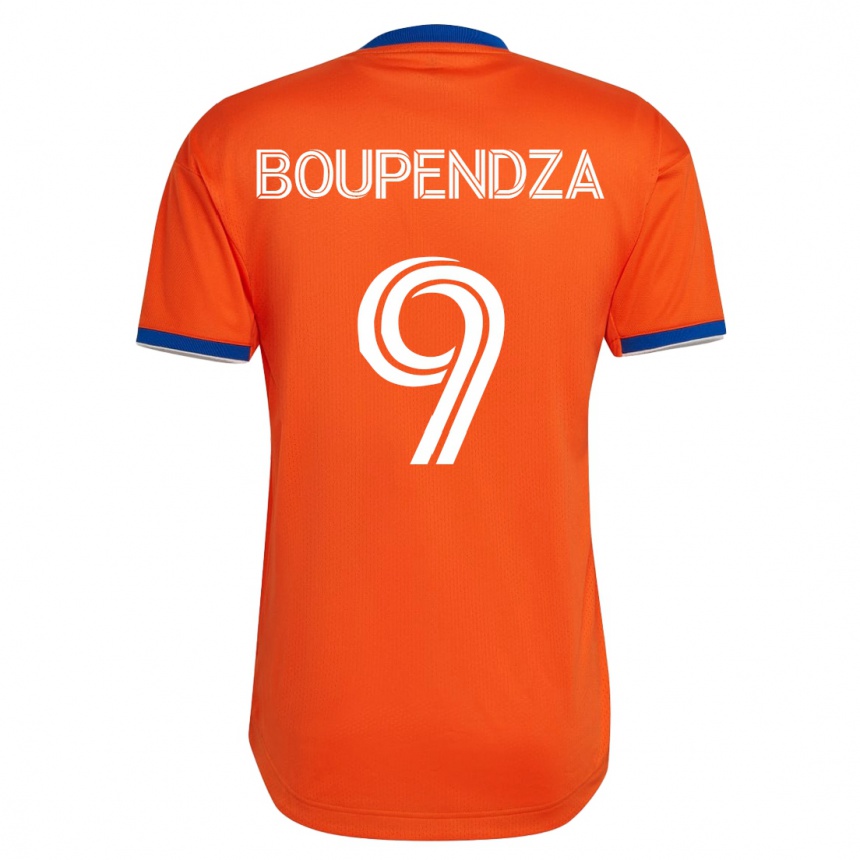 Herren Fußball Aaron Boupendza #9 Weiß Auswärtstrikot Trikot 2023/24 T-Shirt Luxemburg